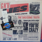 GUNS N ROSES - GNR LIES 2ND EU PRESS EX-/EX+ LP - pikkukuva 1