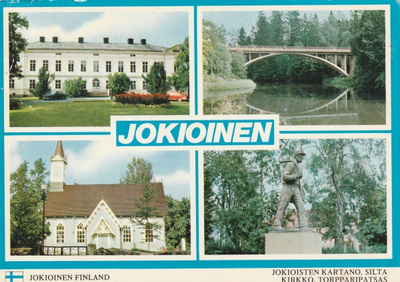 KIRKKOKORTTI - JOKIOISTEN KIRKKO - 1