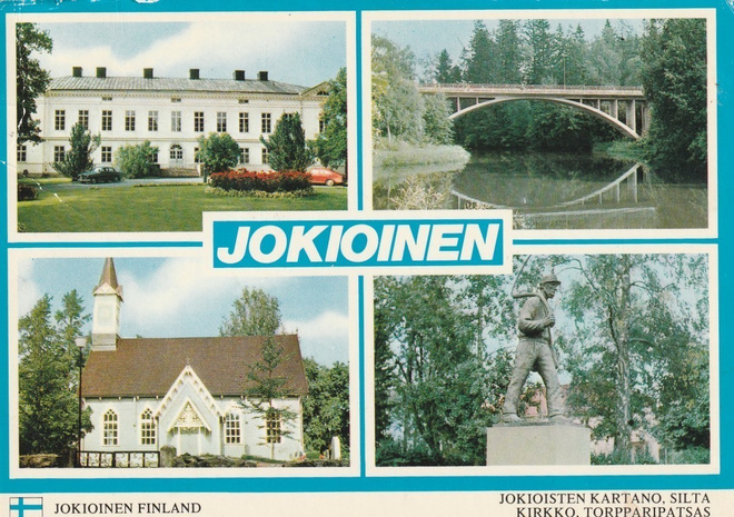 KIRKKOKORTTI - JOKIOISTEN KIRKKO - 1