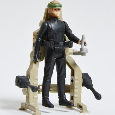 Star Wars vintage - Security Scout + Luke Skywalker (In Batt
