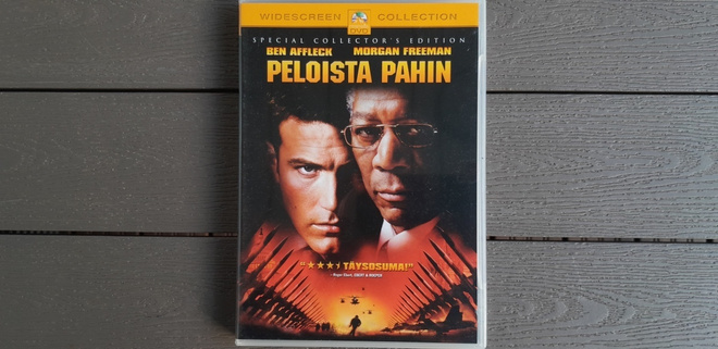 DVD: Peloista Pahin (Ben Affleck, Morgan Freeman 2002)