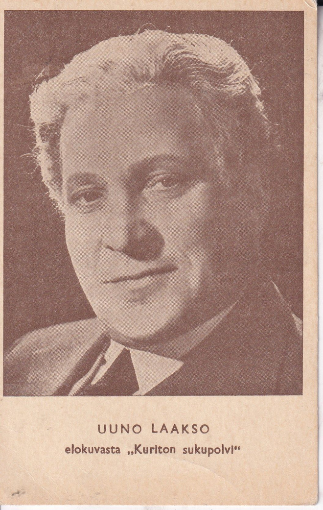 Uuno Laakso. "Kuriton sukupolvi"  filmitähti , e317
