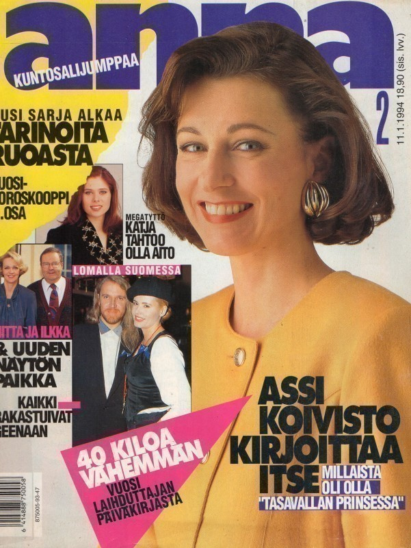 Anna n:o 2 1994 Assi Koivisto. Katja Kaasinen. Ilkka Suomine