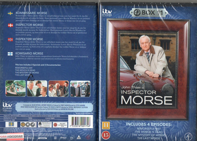komisario morse box 11	(306)	UUSI	-FI-	DVD	nordic,	(2)			4 e