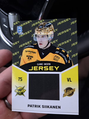 Patrik Siikanen jersey kortti