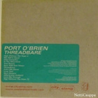 Port O'Brien • Threadbare PROMO CD - pikkukuva 1