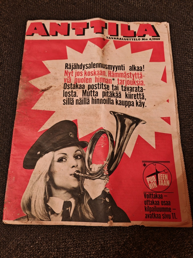 Anttila tavaraluettelo no 4/69