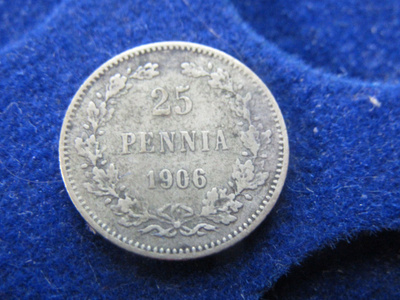 25 penniä 1906