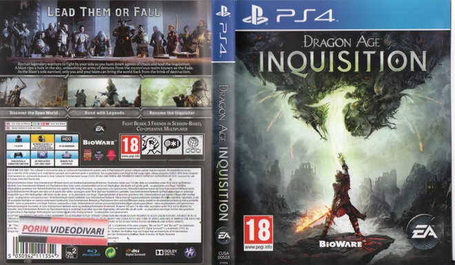 Dragon Age Inquisition	(25 365)	k		PS4							18 - ikäraja	A1