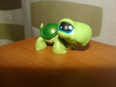 LITTLEST PET SHOP vihreäkilpi KILPIKONNA #187
