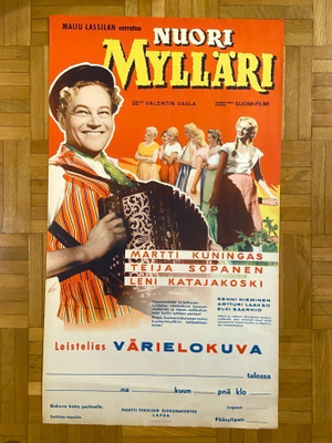 Vanha elokuvajuliste: Nuori mylläri