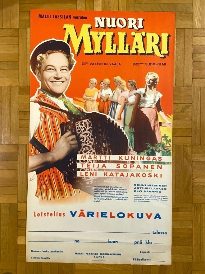 Vanha elokuvajuliste: Nuori mylläri