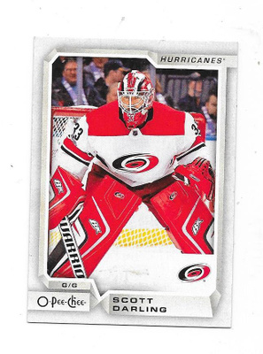 2008-09 OPC #430 Scott Darling  Carolina Hurricanes MV
