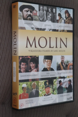 7DVD 9 Klassiska filmer av Lars Molin ( SVT ei suomitekstejä