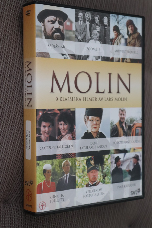 7DVD 9 Klassiska filmer av Lars Molin ( SVT ei suomitekstejä