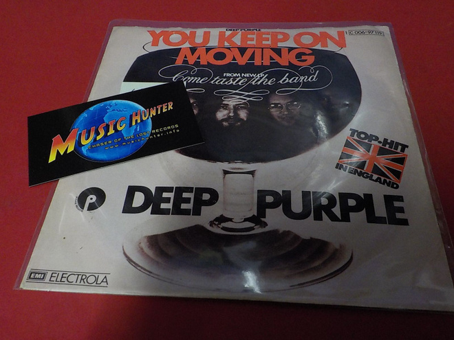 DEEP PURPLE - YOU KEEP MOVING M-/EX 7'' SINGLE