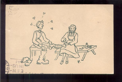 ååpk . KENTTÄPOSTIKORTTI . 1941 .
