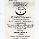 Jääkiekko Olympia -MM 1972 n:o 7 GENNADIJ TSIGANKOV - pikkukuva 2