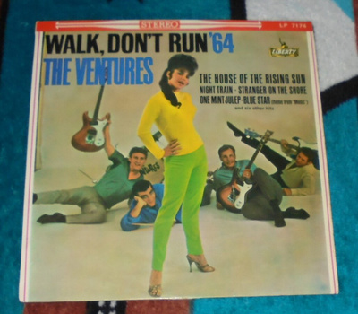 VENTURES ~ Walk, Don't Run '64 ~ LP Punainen Japan