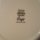 ARABIA,  Cafe/Tea for Two lautanen halk. 170 mm - pikkukuva 3