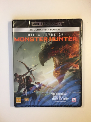 Monster Hunter (4K Ultra HD + Blu-ray) Milla Jovovich (UUSI)