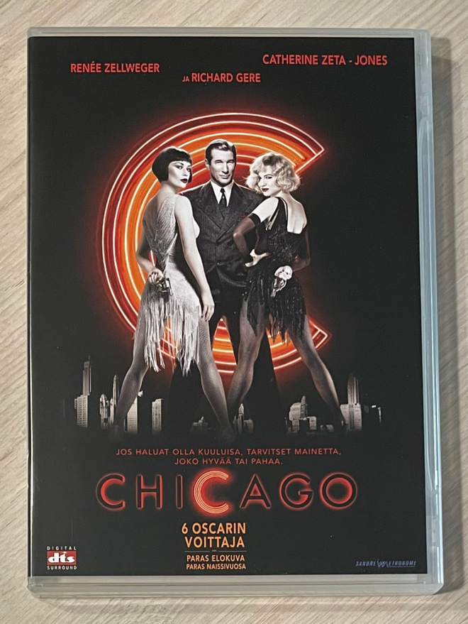 Rob Marshall: CHICAGO (2002) 6 Oscarin voittaja (UUSI)