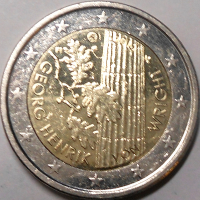 Suomi. 2€ 2016 "Henrik".