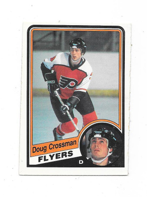 1984-85 OPC #157 Doug Crossman , Philadelphia Flyers