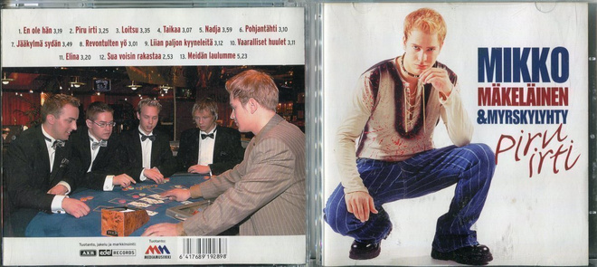 MIKKO MÄKELÄINEN & MYRSKYLYHTY . CD-LEVY . PIRU IRTI