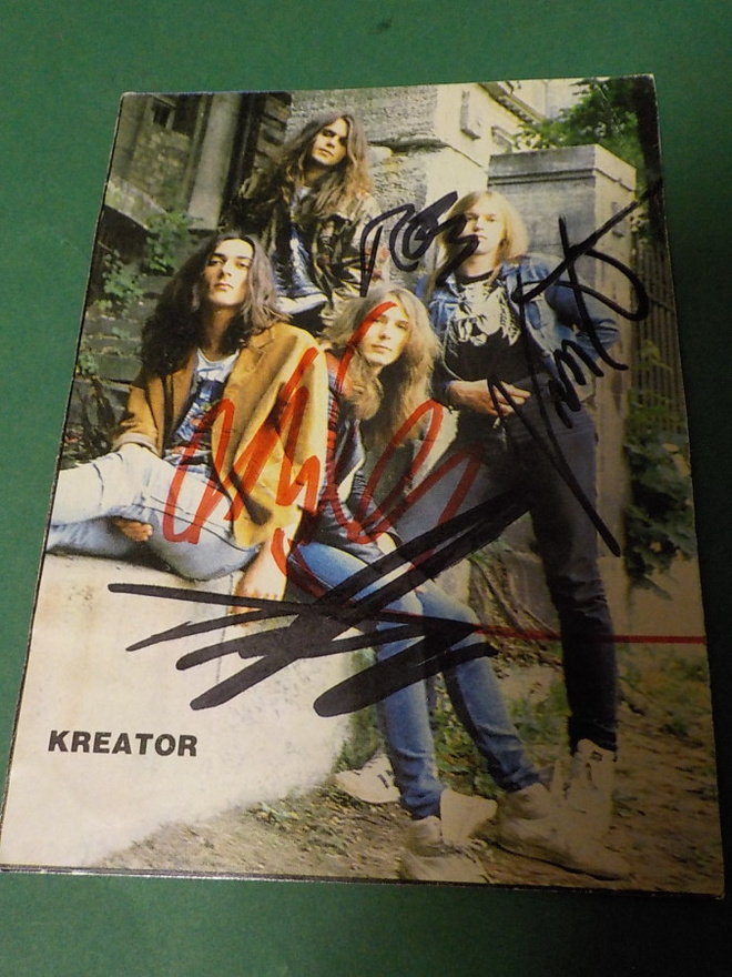 KREATOR PROMOKORTTI KOKO BÄNDIN NIMMAREILLA