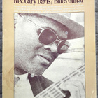 REV. GARY DAVIS / BLUES GUITAR - NUOTTIKIRJA 1974 - pikkukuva 1
