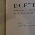 Max Friedlaender: Mendelssohn Duette - pikkukuva 2