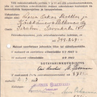 SOTAVAKUUTUSMAKSU TALVISOTA1939-1940 - pikkukuva 1