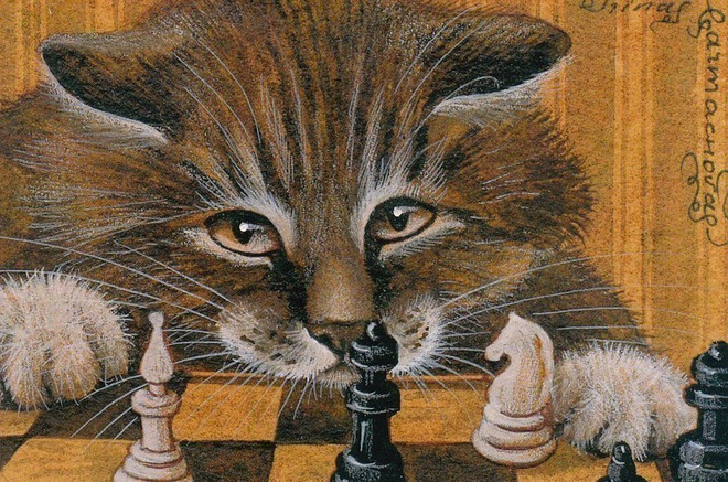 Irina Garmashova: Kissa ja shakkinappulat