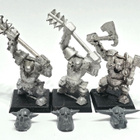 WHFB - 3kpl Black Orc figuureita [B4] - pikkukuva 1