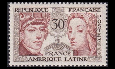 Ranska 1088 ** Latinalainen Amerikka (1956)