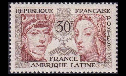 Ranska 1088 ** Latinalainen Amerikka (1956)