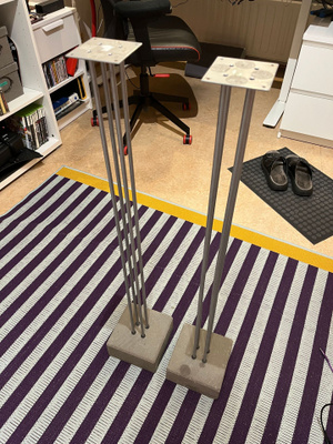 IKEA betoniset kaiutinjalustat