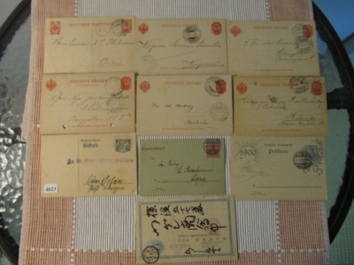 Vanhoja postikortteja 10 kpl.1900-1918