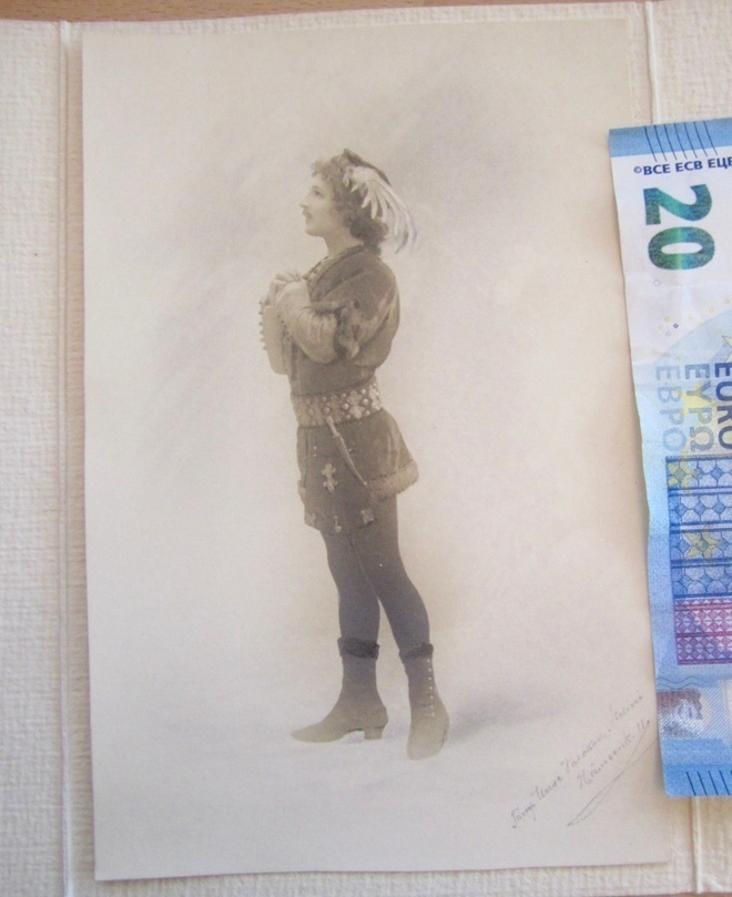VANHA Valokuva Ooppera Laulaja Tampere 1920-l UPEA