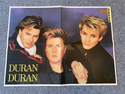 Duran Duran julisteet + tarrat + keräilykuva