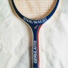 Snauwaert wooden tennis racquet with Gerulaitis autograph - pikkukuva 2