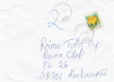 Postileima, Satelliittileima  TAMPERE  10