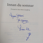 Linn Ullmann : Innan du somnar (signeerattu) - pikkukuva 3