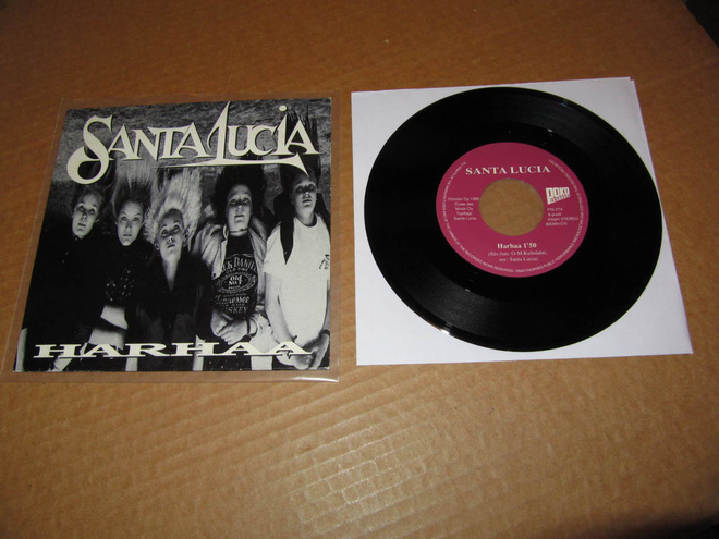 Santa Lucia 7" Santa Lucia: Harhaa, PS v.1990
