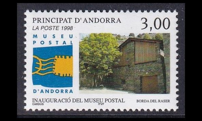 Andorra Fr 531 ** Postimuseon avajaiset (1998)