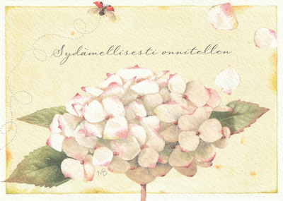 Marjolein Bastin - Hortensian kukka - perhonen