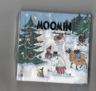 MUUMI ...SERVETTIPAKETTI °°Joulun ihmemaa°° / (UUSI)