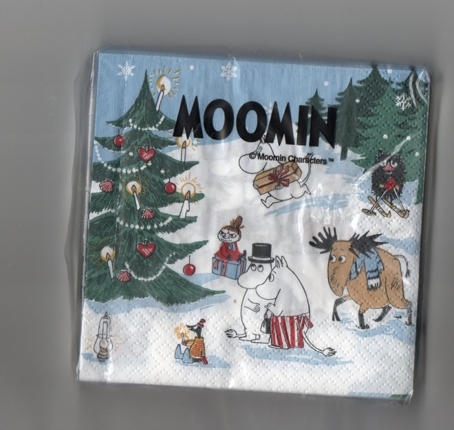 MUUMI ...SERVETTIPAKETTI °°Joulun ihmemaa°° / (UUSI)