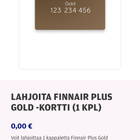 Finnair Gold Plus - kultakortti - pikkukuva 2